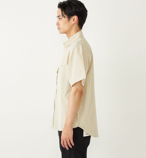 SHIPS Colors 「【SHIPS Colors別注】Engineer:ストライプ ショートスリーブ シャツ◇」|シャツ・ブラウス|