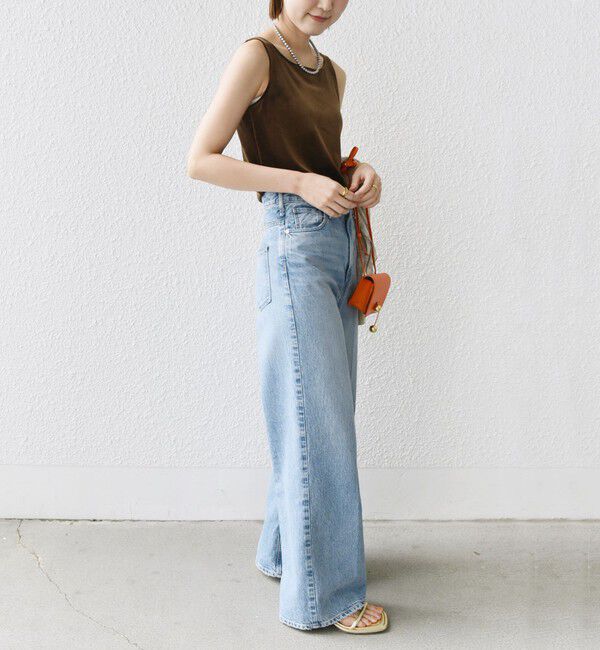 SHIPS for women「〈手洗い可能〉スクエア ネック タンクトップ」|タンクトップ|