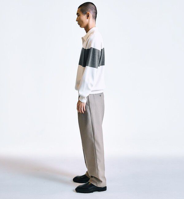 SHIPS「City Ambient Products:〈手洗い可能〉リラックス 1ボタン ニットポロシャツ」|ニット・セーター|