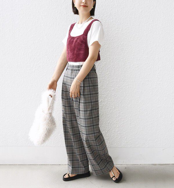 SHIPS for women「〈手洗い可能〉モールヤーン ニット ビスチェ」|ニット・セーター|