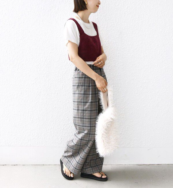 SHIPS for women「〈手洗い可能〉モールヤーン ニット ビスチェ」|ニット・セーター|