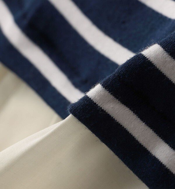 SHIPS Colors 「SHIPS Colors:レイヤードライク ボーダー 家族リンク TEE(100~140cm)」|Tシャツ・カットソー|