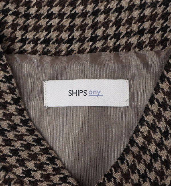 SHIPS any「SHIPS any: 〈手洗い可能〉リラックス ツイード ジップ ブルゾン◇」|ブルゾン・スタジャン|