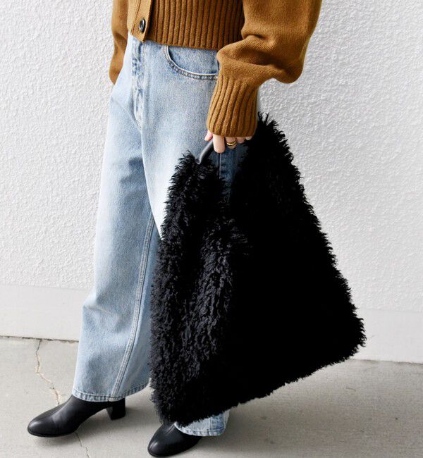 SHIPS for women「【WEB限定】フェイク ファー バッグ」|トートバッグ|