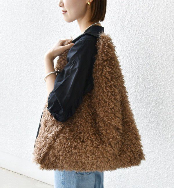 SHIPS for women「【WEB限定】フェイク ファー バッグ」|トートバッグ|