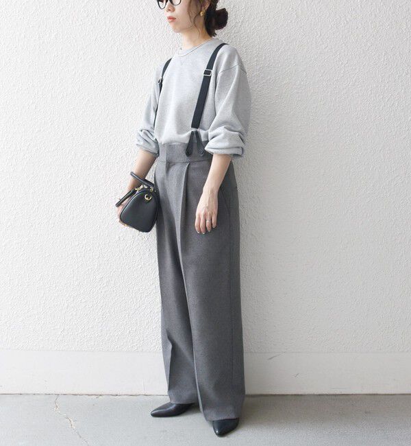 SHIPS any「SHIPS any:〈洗濯機可能〉マニッシュ サスペンダー ワイド パンツ 24FW」|その他|