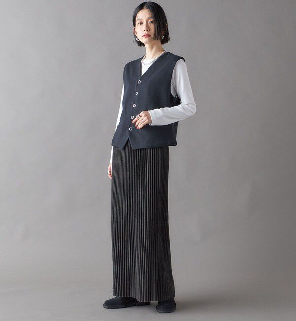 SHIPS for women「SHIPS NINE CASE:〈手洗い可能〉スウェット ベスト」|ベスト・ジレ|