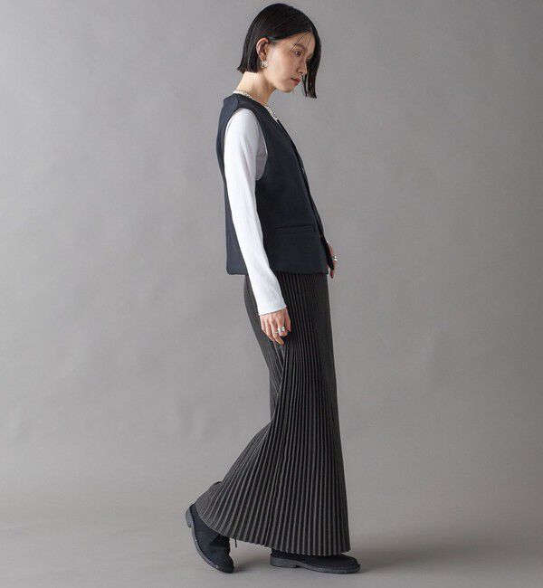 SHIPS for women「SHIPS NINE CASE:〈手洗い可能〉スウェット ベスト」|ベスト・ジレ|