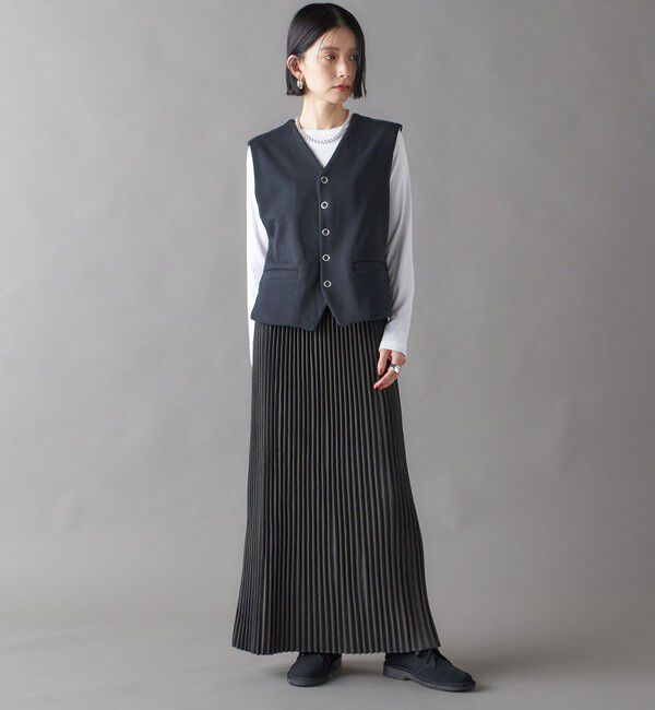 SHIPS for women「SHIPS NINE CASE:〈手洗い可能〉スウェット ベスト」|ベスト・ジレ|