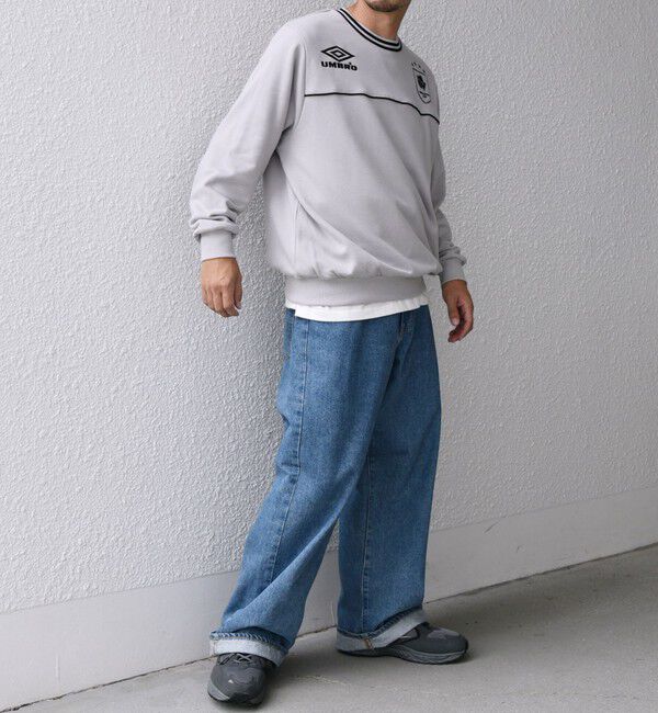 SHIPS any「【SHIPS any別注】UMBRO: 90s ロゴ サッカー スウェット (セットアップ対応)◇」|スウェット・ジャージ|