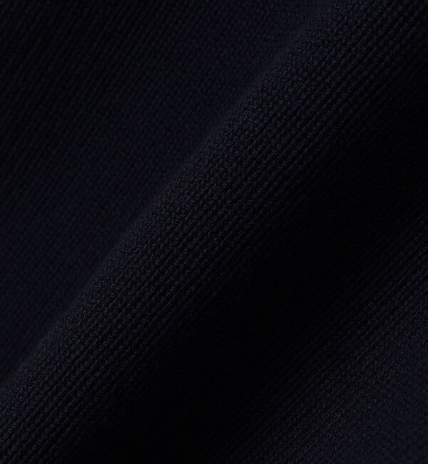 SHIPS「SHIPS:〈洗濯機可能〉SOLOTEX(R) 12ゲージ コットン 畦編み クルーネック ニット」|ニット・セーター|