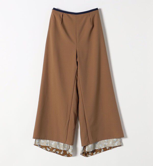 SHIPS any「SHIPS any:〈手洗い可能〉TROUILLET プチ フラワー ワイド パンツ」|その他|