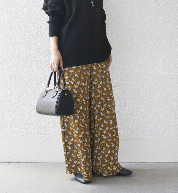 SHIPS any「SHIPS any:〈手洗い可能〉TROUILLET プチ フラワー ワイド パンツ」|その他|