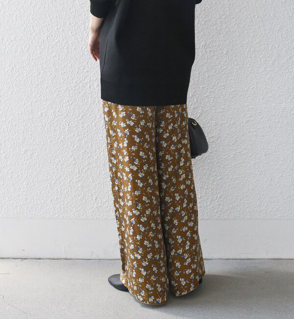 SHIPS any「SHIPS any:〈手洗い可能〉TROUILLET プチ フラワー ワイド パンツ」|その他|