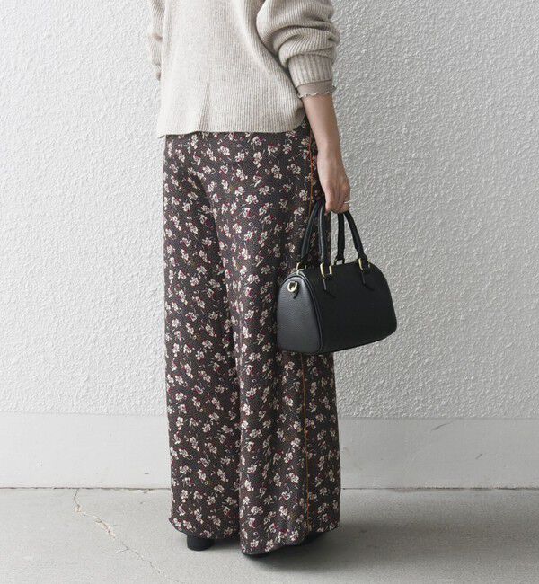 SHIPS any「SHIPS any:〈手洗い可能〉TROUILLET プチ フラワー ワイド パンツ」|その他|