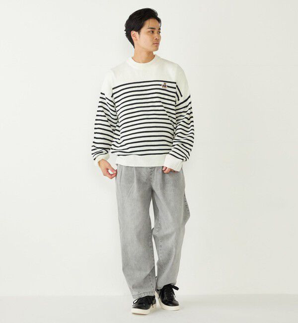 SHIPS Colors 「SHIPS Colors:〈洗濯機可能〉TeddyBear(R) ワンポイント ニット」|ニット・セーター|