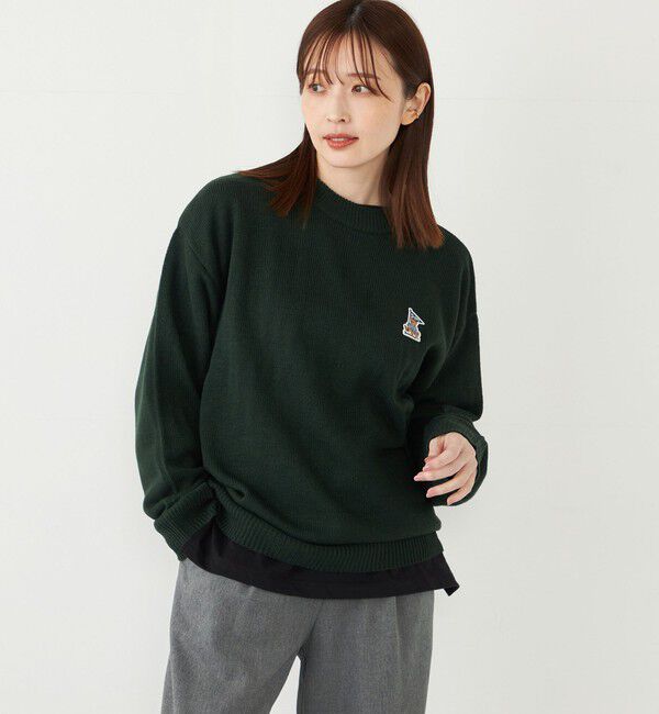 SHIPS Colors 「SHIPS Colors:〈洗濯機可能〉TeddyBear(R) ワンポイント ニット」|ニット・セーター|