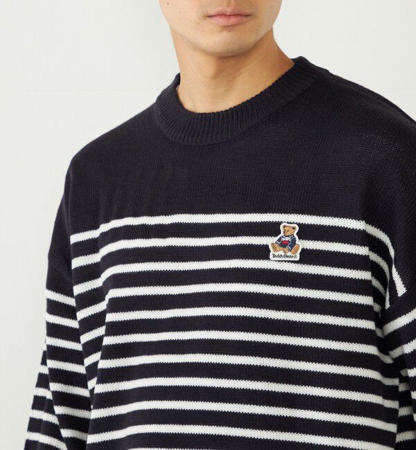 SHIPS Colors 「SHIPS Colors:〈洗濯機可能〉TeddyBear(R) ワンポイント ニット」|ニット・セーター|