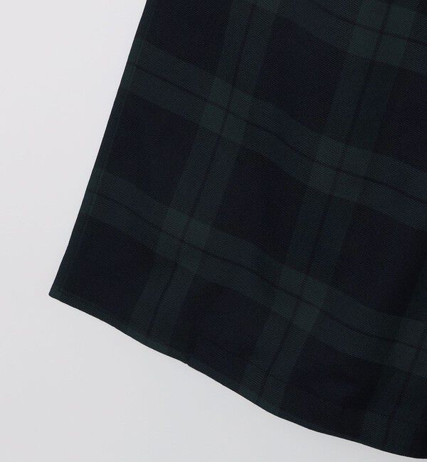 SHIPS「SHIPS: ポリエステル / ウール ブラックウォッチ リバーシブル ステンカラー コート」|ステンカラーコート|