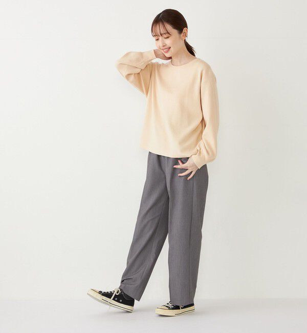 SHIPS Colors 「SHIPS Colors:〈手洗い可能〉バックリボン ニット セットアップ」|ニット・セーター|