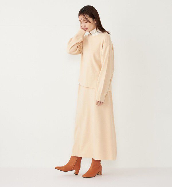 SHIPS Colors 「SHIPS Colors:〈手洗い可能〉バックリボン ニット セットアップ」|ニット・セーター|