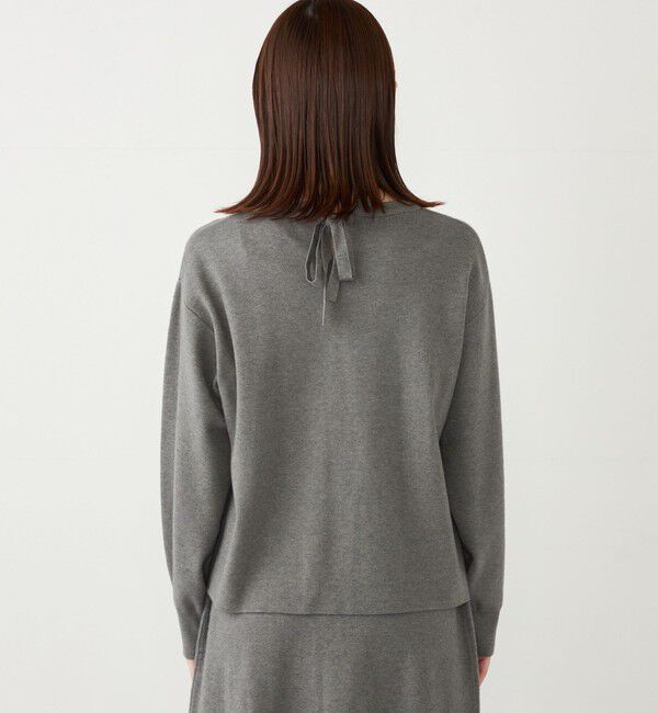 SHIPS Colors 「SHIPS Colors:〈手洗い可能〉バックリボン ニット セットアップ」|ニット・セーター|