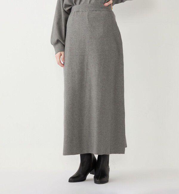 SHIPS Colors 「SHIPS Colors:〈手洗い可能〉バックリボン ニット セットアップ」|ニット・セーター|