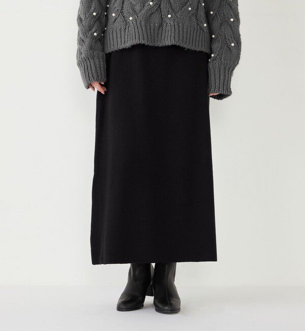 SHIPS Colors 「SHIPS Colors:〈手洗い可能〉バックリボン ニット セットアップ」|ニット・セーター|