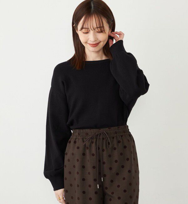 SHIPS Colors 「SHIPS Colors:〈手洗い可能〉バックリボン ニット セットアップ」|ニット・セーター|