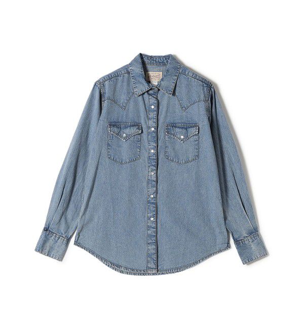 SHIPS for women「ROCKMOUNT:〈洗濯機可能〉デニム ウエスタン」|シャツ・ブラウス|