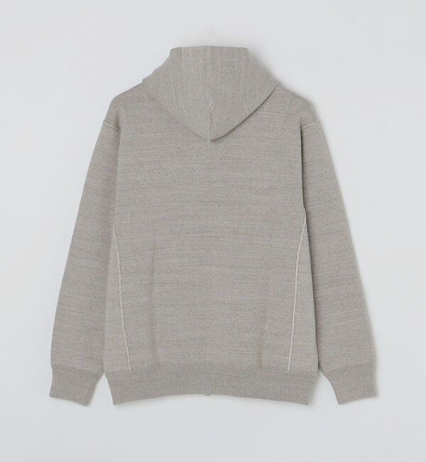 SHIPS Days「【SHIPS別注】UNDYED SALLY FOX: ダブルフェイス ジャージー ニットパーカー」|パーカー|