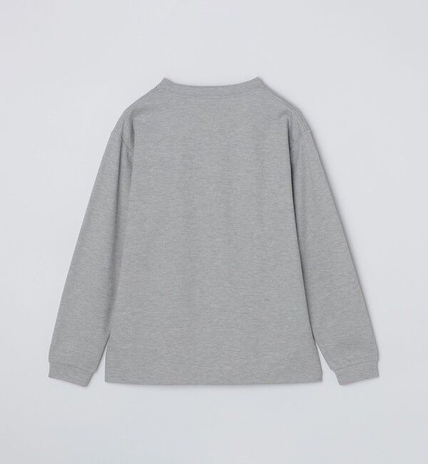 SHIPS「【WEB限定】SHIPS:〈抗菌防臭〉ワンポイントロゴ ハイゲージバーズアイ ダブルフェイス 長袖Tシャツ」|Tシャツ・カットソー|