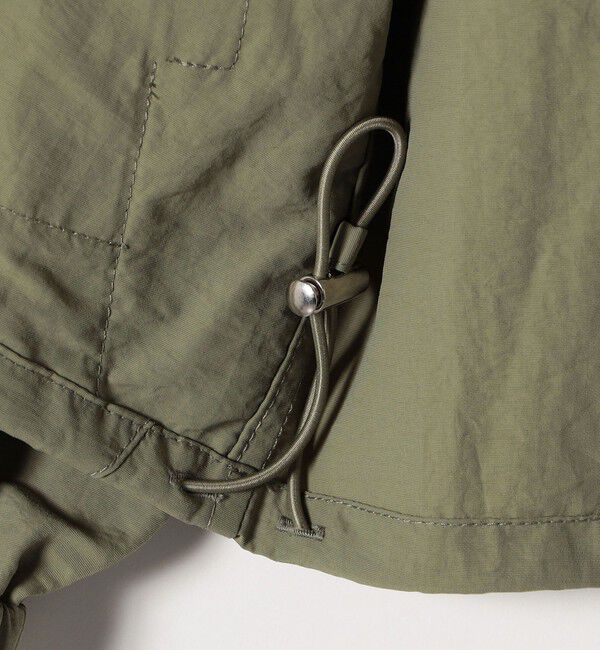 quaranciel「quaranciel:〈洗濯機可能〉ライト フーディー ナイロン ダブルジップ ブルゾン」|ブルゾン・スタジャン|