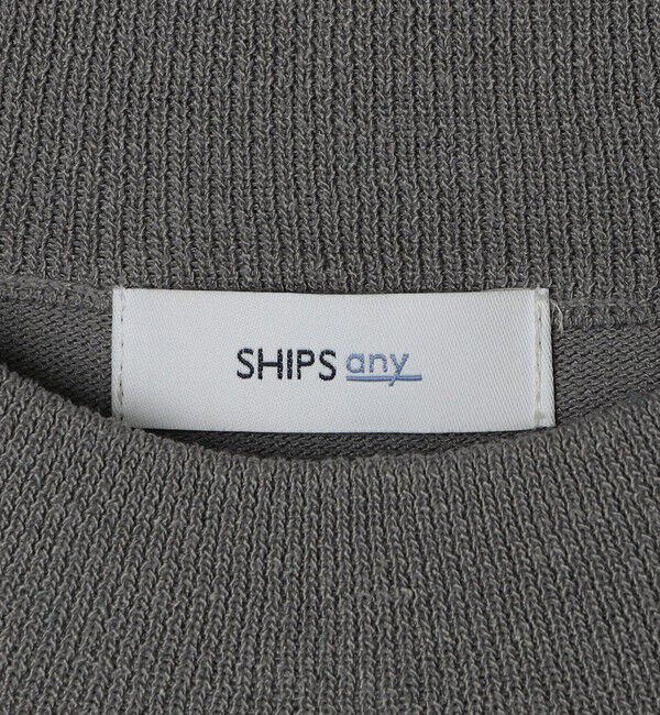 SHIPS any「SHIPS any:〈手洗い可能〉ハイゲージ ニット モックネック Tシャツ◇」|Tシャツ・カットソー|