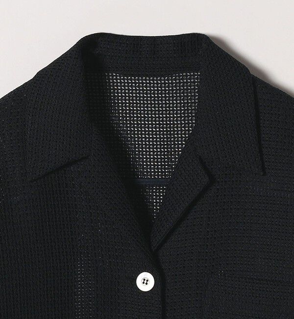 SHIPS any「SHIPS any:〈手洗い可能〉メッシュ オープンカラー ジャケット シャツ」|シャツ・ブラウス|