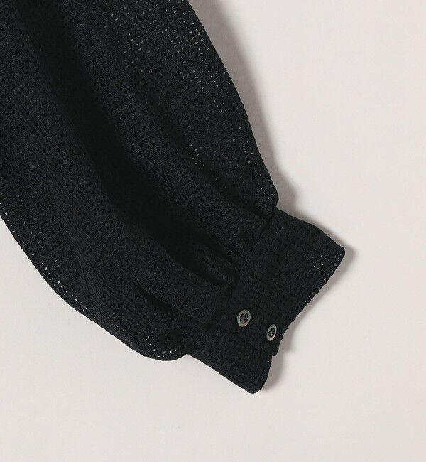 SHIPS any「SHIPS any:〈手洗い可能〉メッシュ オープンカラー ジャケット シャツ」|シャツ・ブラウス|