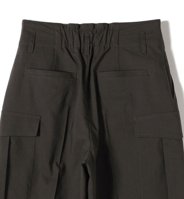SHIPS for women「〈洗濯機可能〉ポリエステル 麻 カーゴ パンツ」|その他|