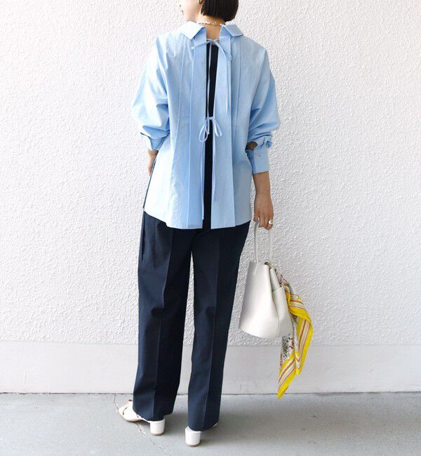 SHIPS for women「〈洗濯機可能〉ポリエステル 麻 カーゴ パンツ」|その他|