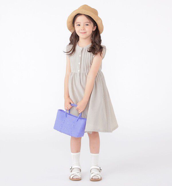 SHIPS KIDS「SHIPS KIDS:100～130cm /〈UVカット/吸水速乾〉ドライタッチ ワンピース」|ワンピース|