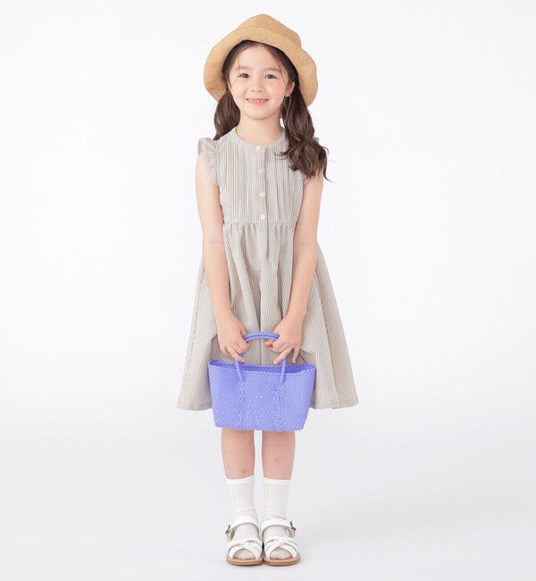 SHIPS KIDS「SHIPS KIDS:100～130cm /〈UVカット/吸水速乾〉ドライタッチ ワンピース」|ワンピース|
