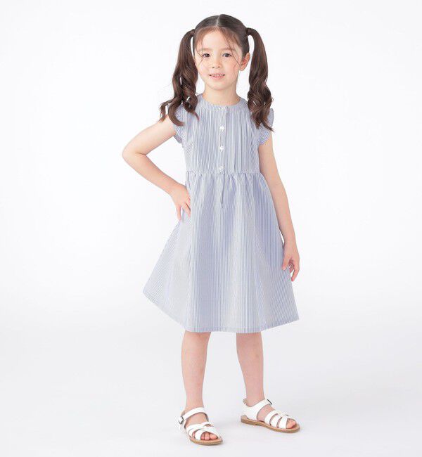 SHIPS KIDS「SHIPS KIDS:100～130cm /〈UVカット/吸水速乾〉ドライタッチ ワンピース」|ワンピース|