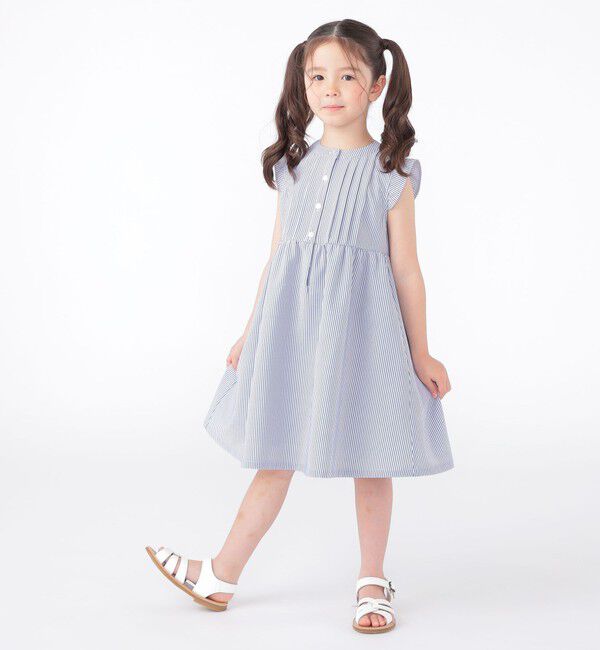 SHIPS KIDS「SHIPS KIDS:100～130cm /〈UVカット/吸水速乾〉ドライタッチ ワンピース」|ワンピース|