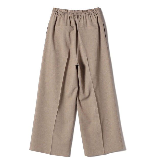 SHIPS Colors 「SHIPS Colors:〈手洗い可能〉 メランジ タック ワイドパンツ」|その他|