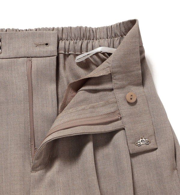 SHIPS Colors 「SHIPS Colors:〈手洗い可能〉 メランジ タック ワイドパンツ」|その他|