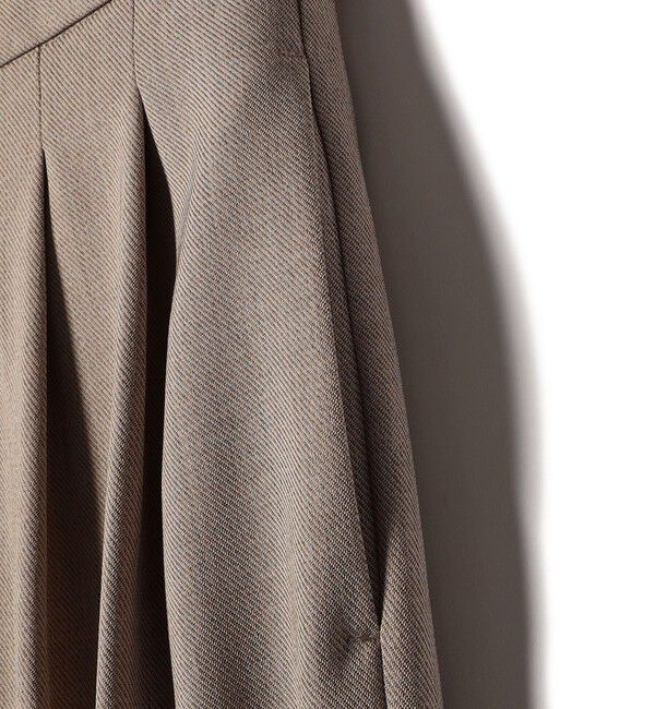 SHIPS Colors 「SHIPS Colors:〈手洗い可能〉 メランジ タック ワイドパンツ」|その他|