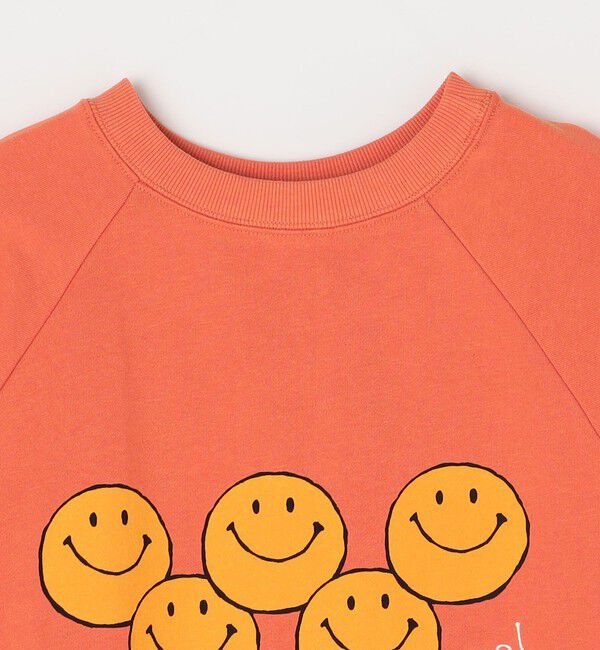 SHIPS any「【SHIPS any別注】athletic wear MASON: スマイルマーク/刺繍 スウェット Tシャツ◇」|Tシャツ・カットソー|