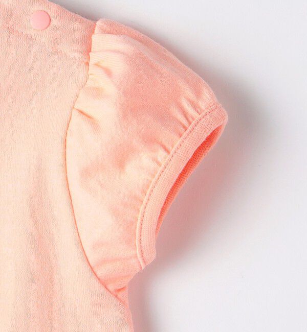 SHIPS KIDS「SHIPS KIDS:80～90cm / ガーリー 刺繍 ロゴ Tシャツ」|Tシャツ・カットソー|