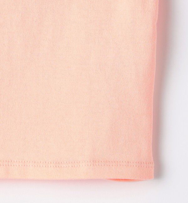 SHIPS KIDS「SHIPS KIDS:80～90cm / ガーリー 刺繍 ロゴ Tシャツ」|Tシャツ・カットソー|