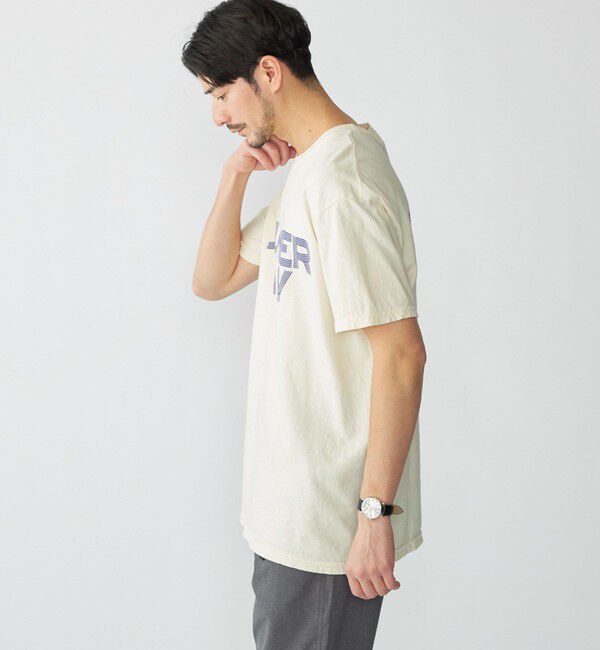 SHIPS「【SHIPS別注】THE DAY ON THE BEACH: ガーメントダイ プリント Tシャツ」|Tシャツ・カットソー|