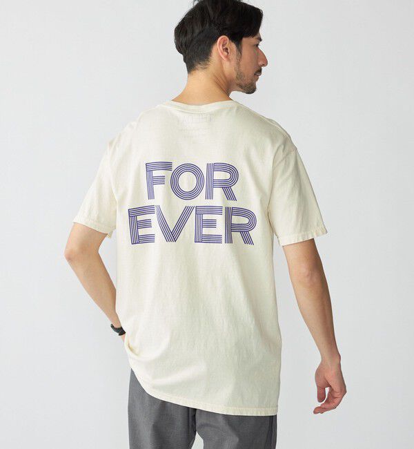 SHIPS「【SHIPS別注】THE DAY ON THE BEACH: ガーメントダイ プリント Tシャツ」|Tシャツ・カットソー|